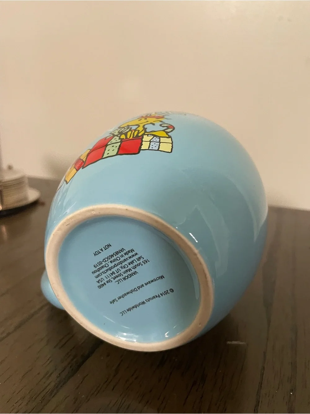 Light Blue Snoopy Holiday Ceramic Coffee Mug